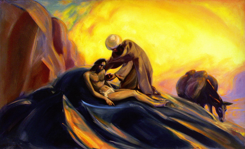 The Good Samaritan by Svetoslav Roerich. 1943